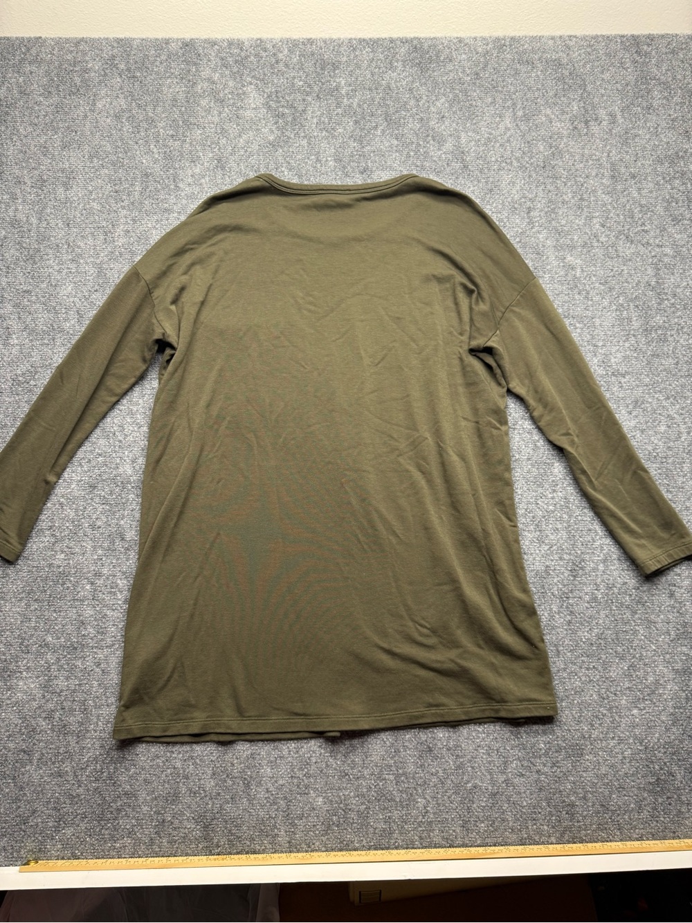 Eileen Fisher Women’s S/P Olive Green Long Sleeve sweater dress - Picture 7 of 8